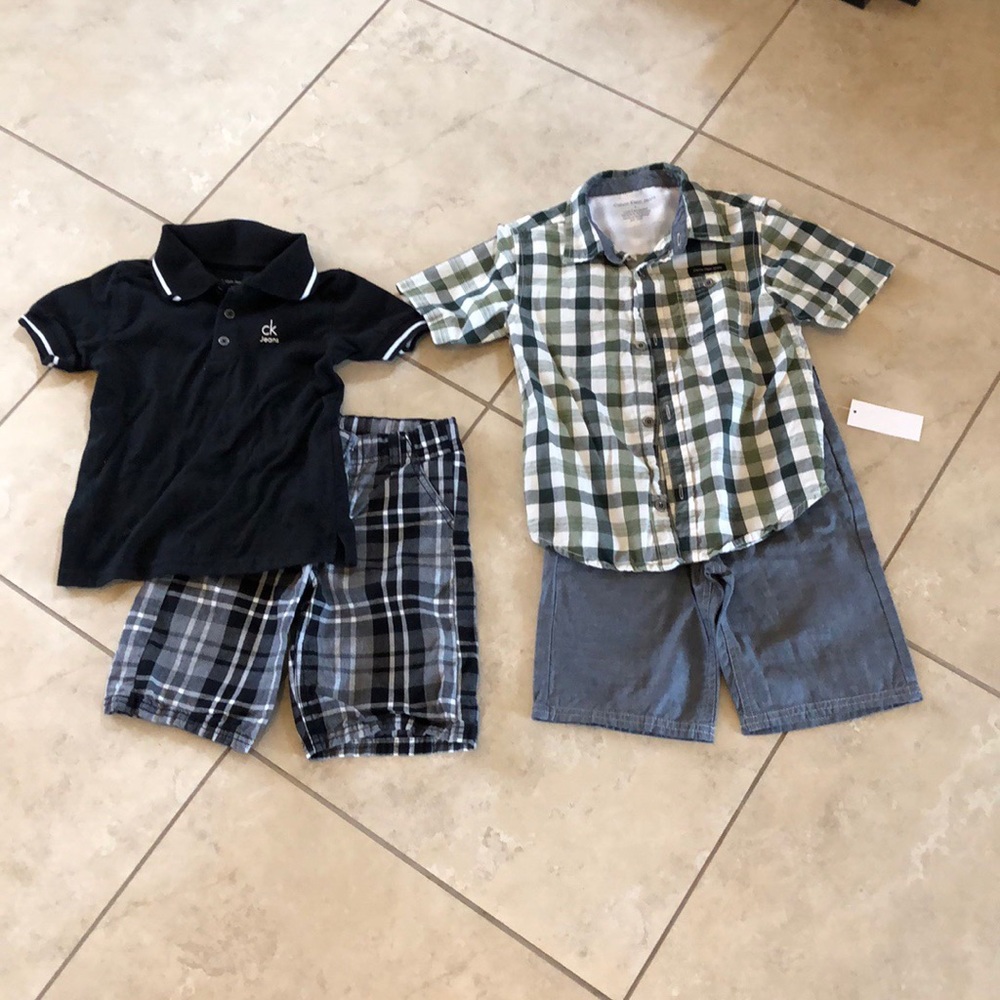 Lot of 2 Calvin Klein Boys Outfits